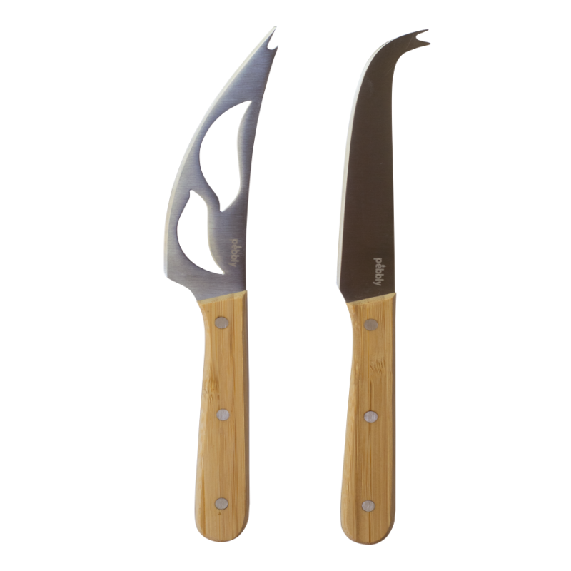 Cheese maker's set: 2 cheese cutting knives
