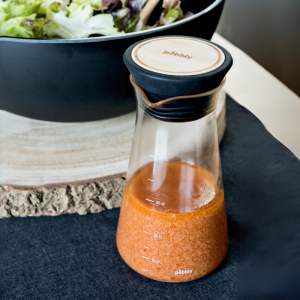 Dww-shaker Noir Vinaigrette Compact - Shaker Pour Sauce Salade - Bouteille  Transparente
