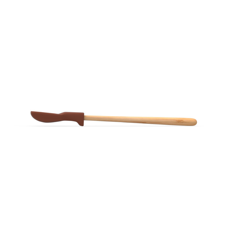 Mini spatule chocolat en bambou naturel
