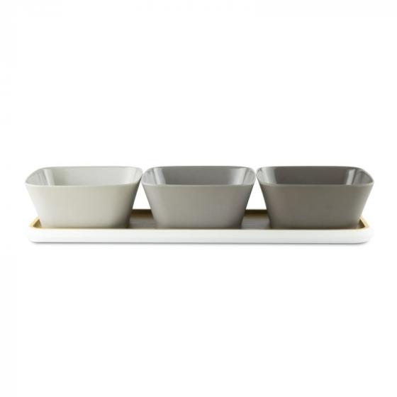 Aperitif box: 3 bowls and tray