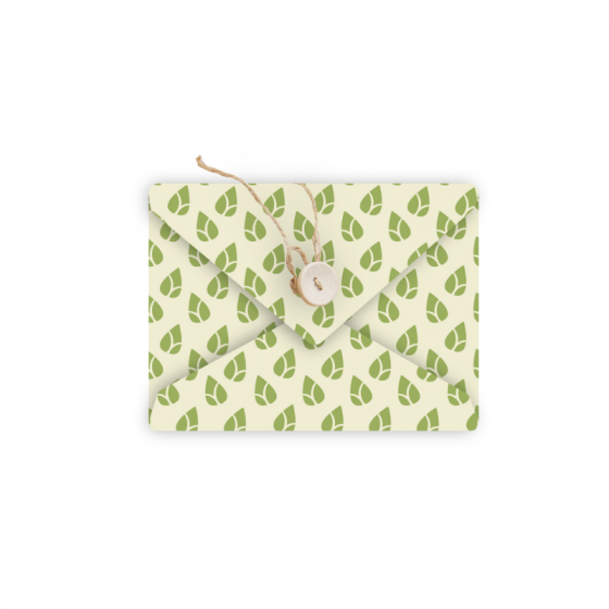Beeswax Food Wrapping Sheet with Button