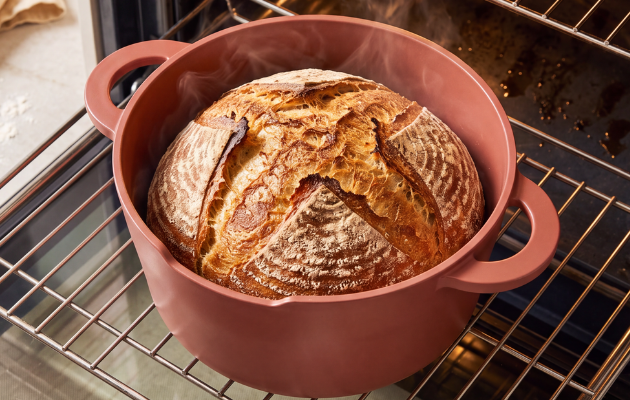 Miche de pain aux céréales | Cocotte Pebbly