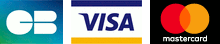 Logo Carte Bleue, Visa, Mastercard