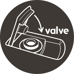 Product with valve